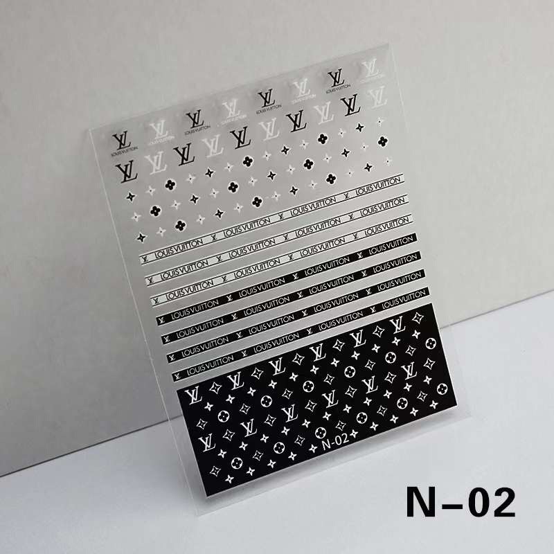 Sticker nail thương hiệu trang trí móng