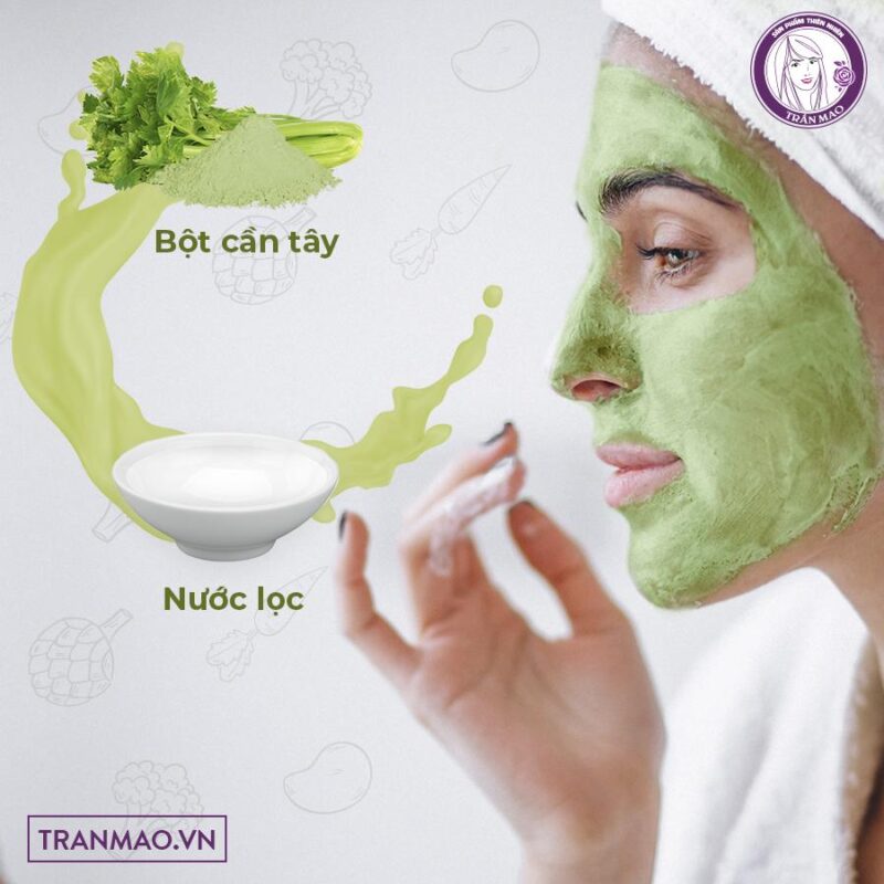 Bột cần tây nguyên chất handmlde -dưỡng da NTRL
