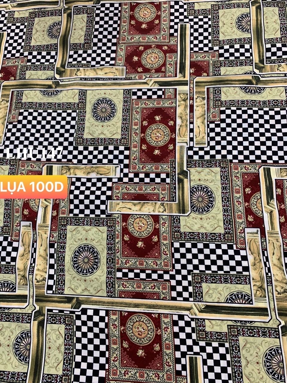 VẢI LỤA 100D HOA NHÍ - DÒNG VẢI THÔNG DỤNG - 1 MÉT X 1M5