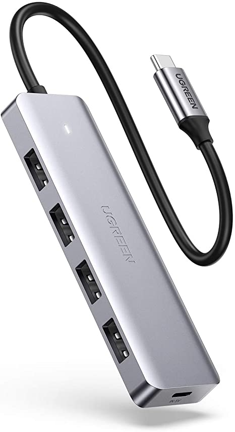 Bộ chuyển đổi USB Type-C sang 3 cổng USB 3.0 và Giga Lan Ugreen (60718)