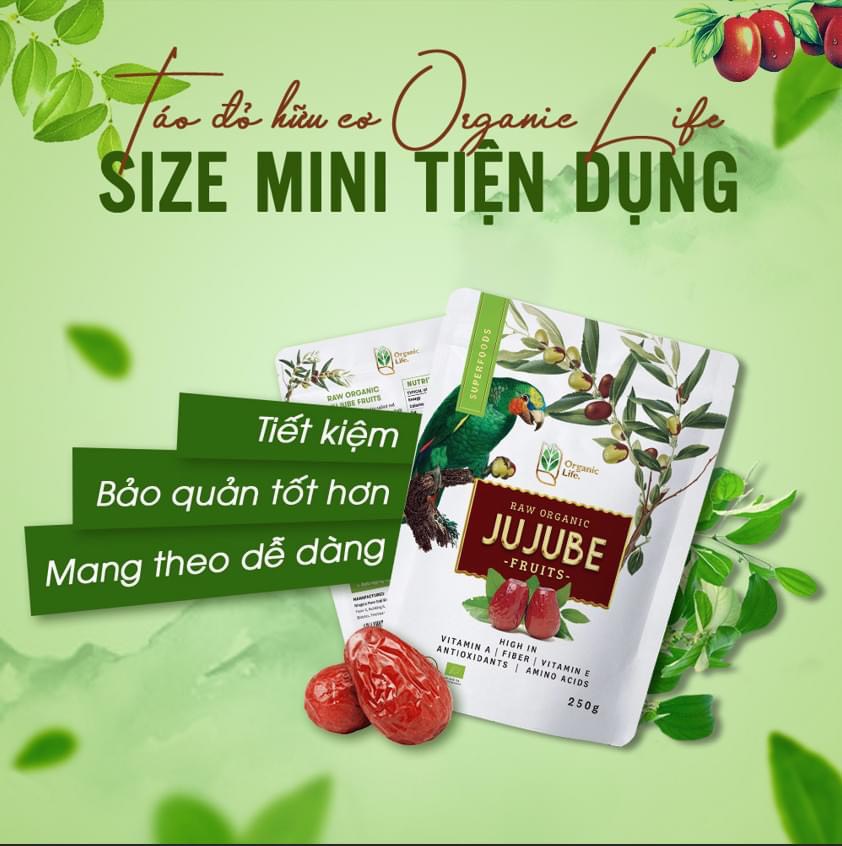 Táo Đỏ Hữu Cơ ORGANIC LIFE 500gr
