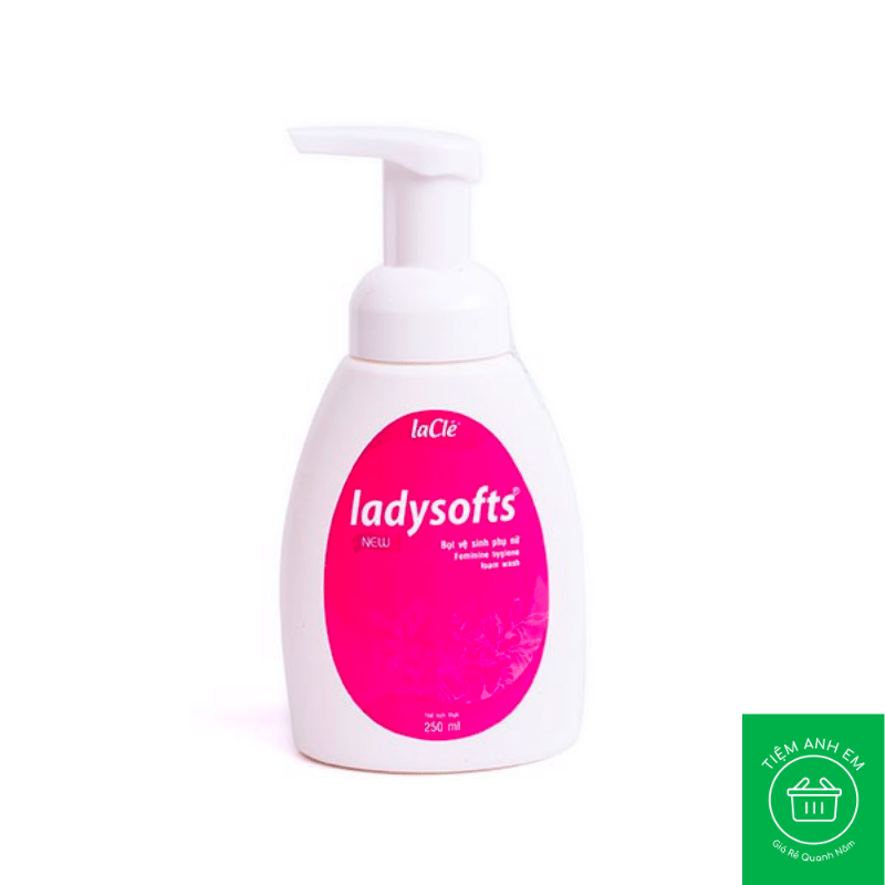 Bọt vệ sinh phụ nữ Ladysofts Chai 250ml (Hồng)