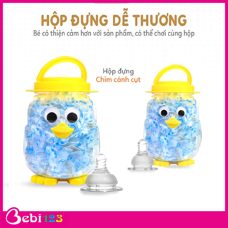 Núm ty Kichilachi cho bình sữa cổ rộng và cổ hẹp