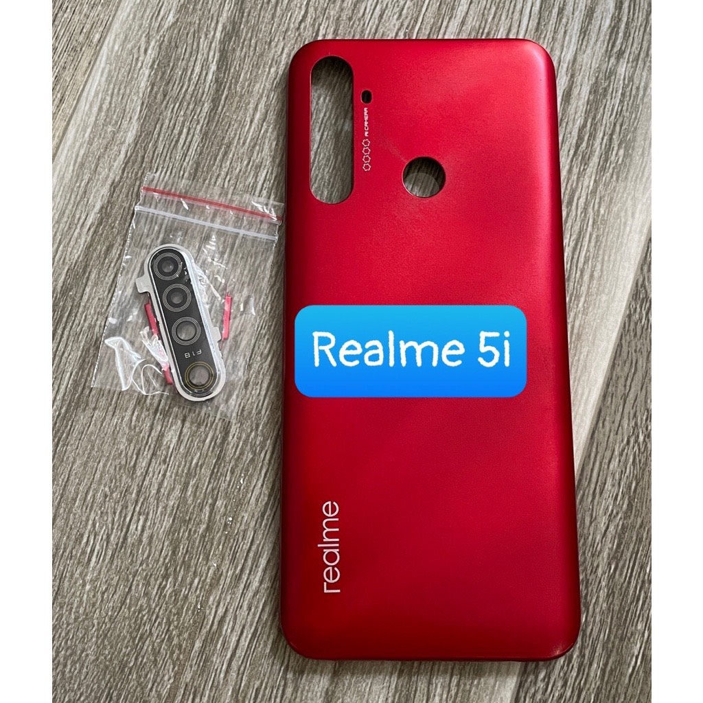 Realme 5I Back Cover, with Sim Tray, Keys, Camera Glass