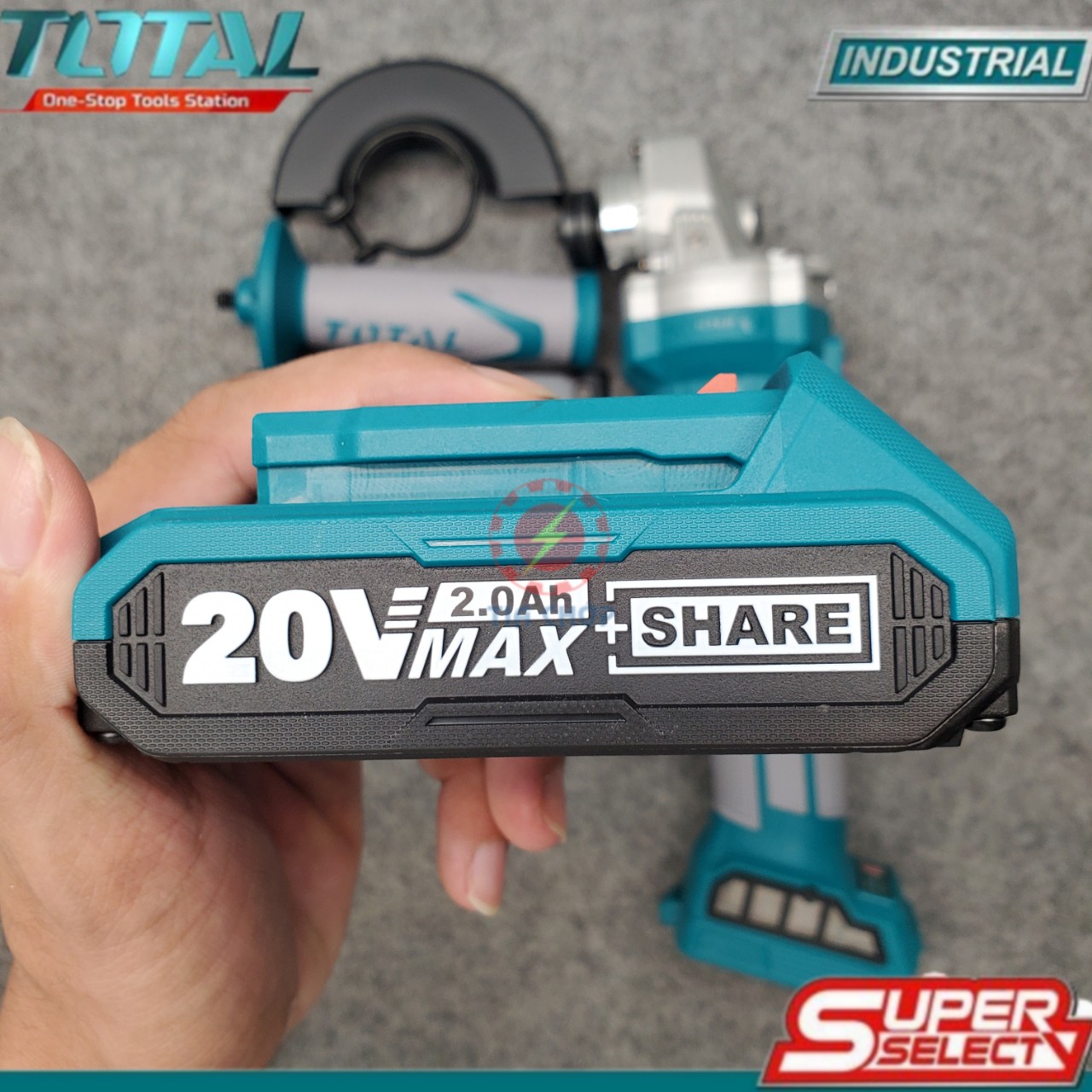 [Ảnh thật] [Chính hãng] 20V Máy mài góc dùng pin Total TAGLI1002