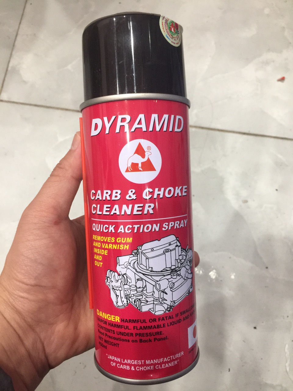 Bình xịt chế lạc đà - Bình xịt rửa chế hòa khí DYRAMID