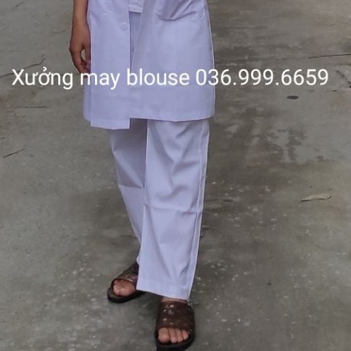 Quần blouse trắng Nam Nữ hàng đẹp
