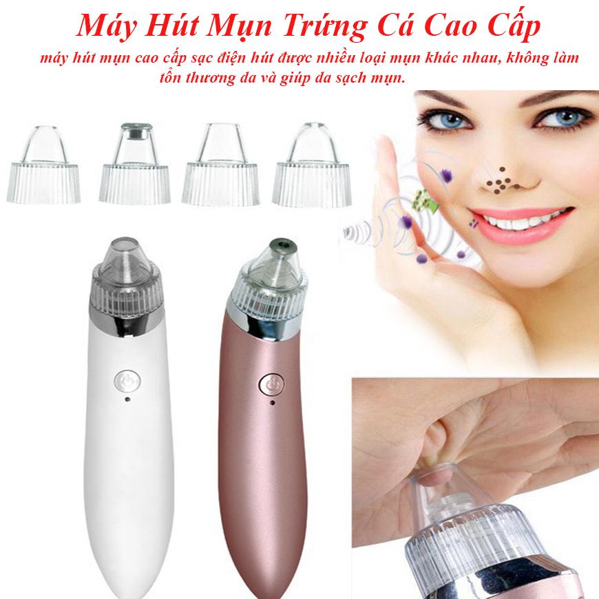 Máy Hút Mụn Trứng Cá Cầm Tay, Máy Hút Mụn Mini. Dễ Dàng Đánh Bay Mụn Đầu Đen, Bụi Bẩn Giúp Bảo Vệ Và Cải Thiện Làn Da , Động Cơ Êm Ái, An Toàn Cho Lỗ Chân Lông.