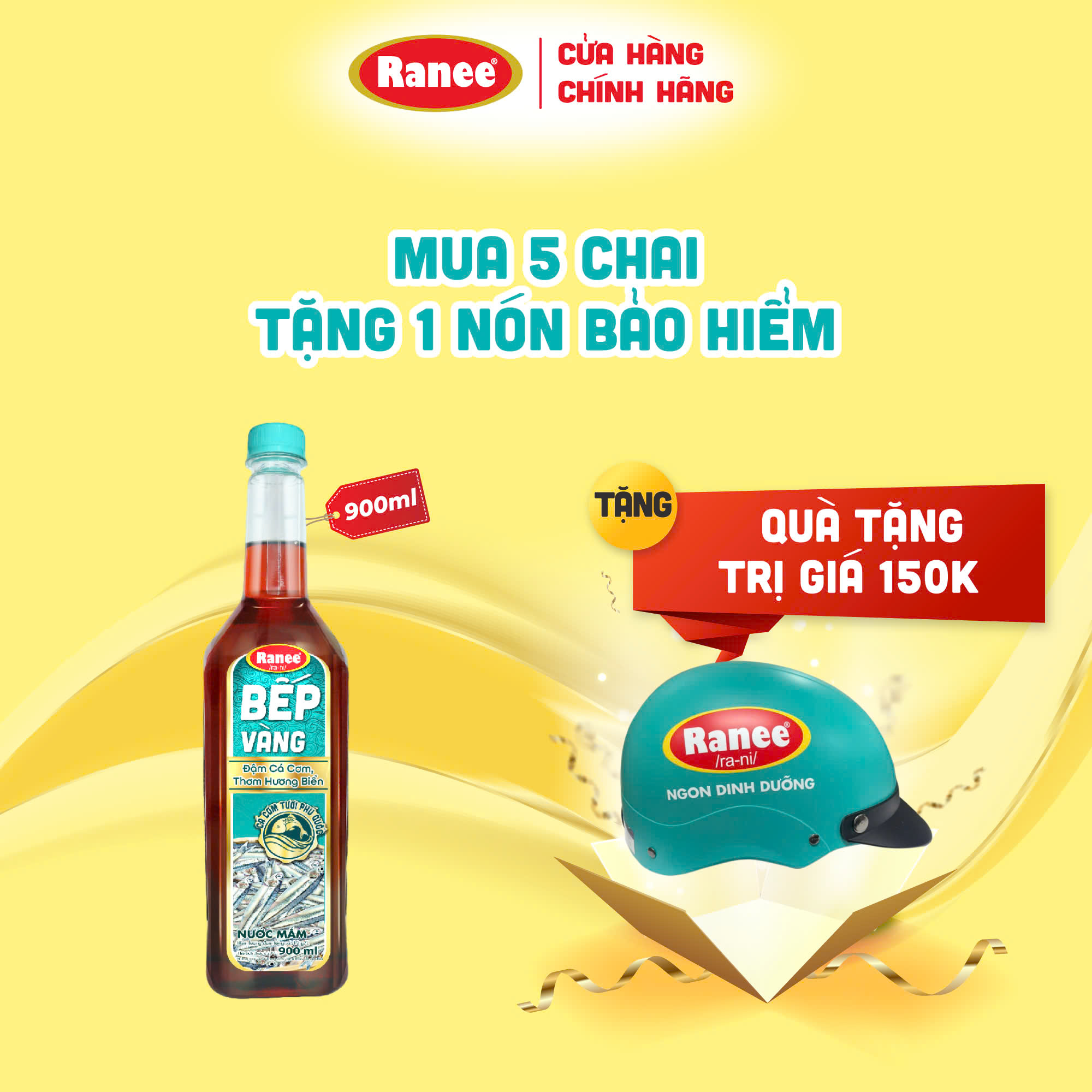 {Order 199K Get Free Butter Box -399K Get Free Wooden Patch} Delicious Fish Sauce Yellow Kitchen Anchovy 12N 900ml
