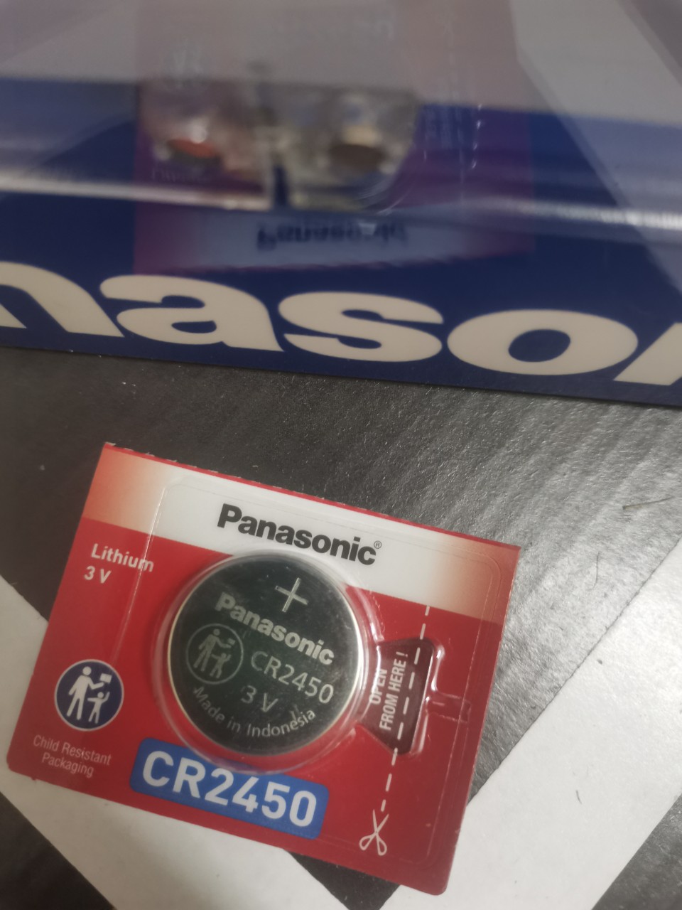 Pin điều khiển ô tô CR2450 Panasonic