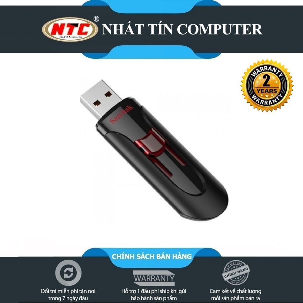 USB 3.0 SanDisk Cruzer CZ600 256GB 100MB/s (Đen) - Nhất Tín Computer