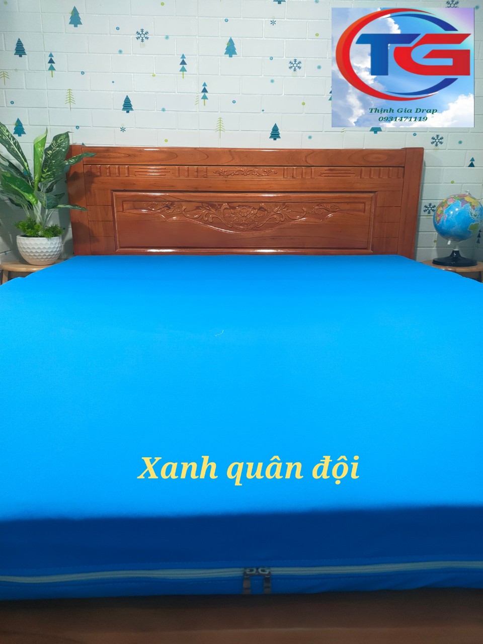 Áo bọc 2 mặt nệm ( Thun 1 màu cao cấp )