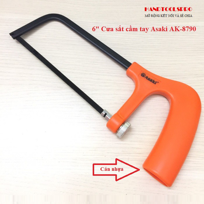 Cưa sắt cầm tay 150mm asaki ak-8790
