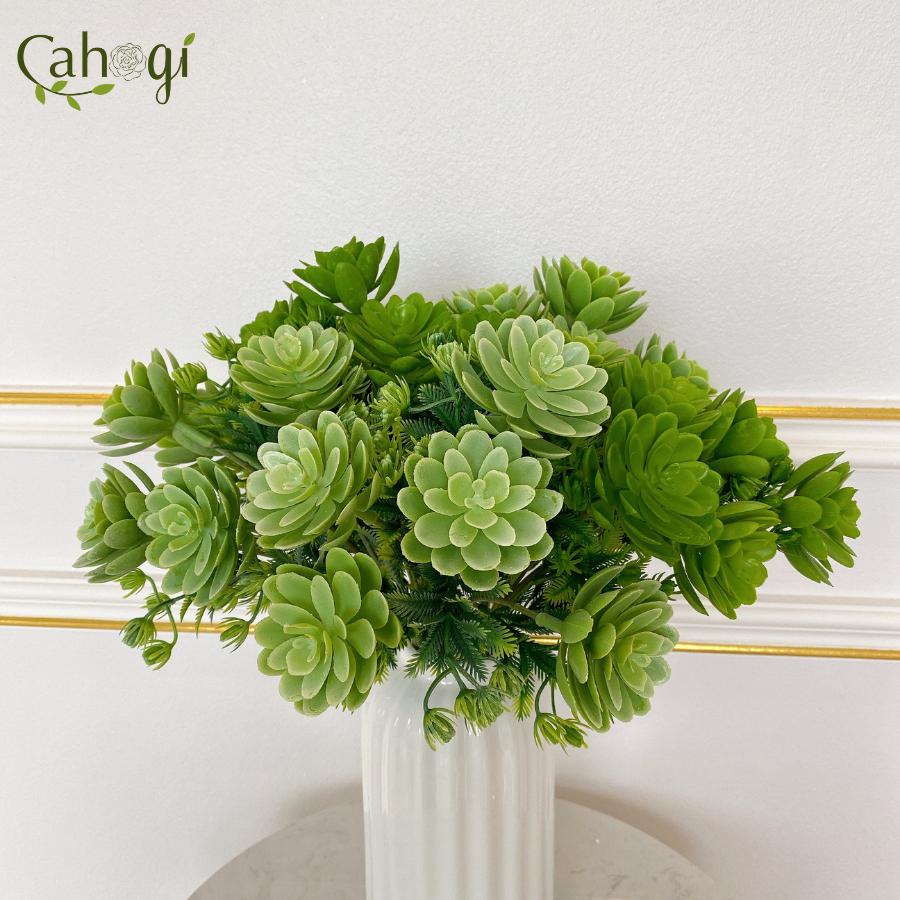 Chùm Cây Giả - Ngọn Sen Đá - Vạn Tuế 39 Cm