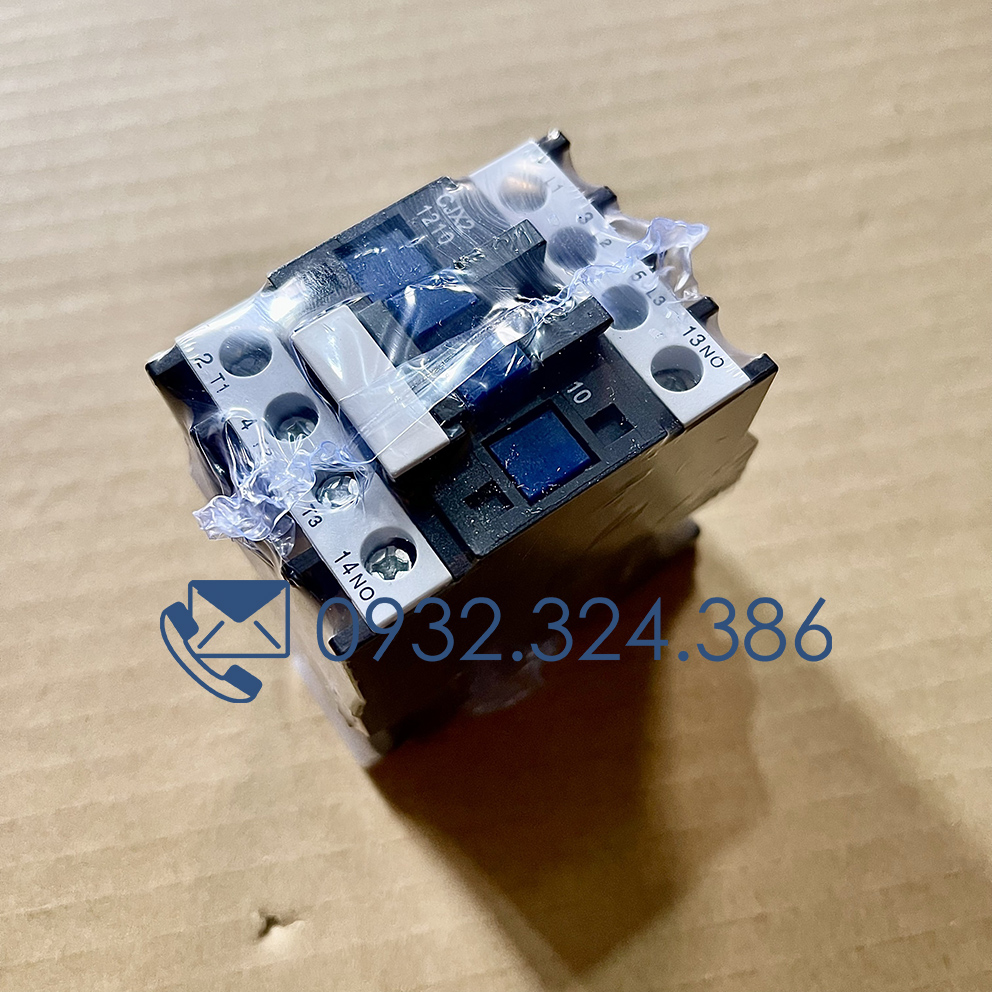 Khởi động từ cjx2, cuộn hút 220v - 25a, 32a, 40a, 50a, 60a, 80a và 2 tiếp điểm phụ no và nc