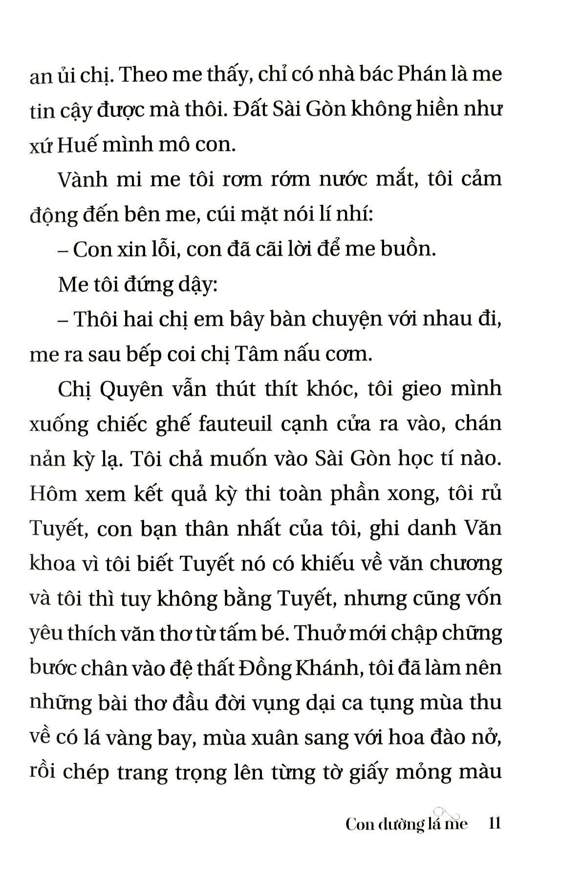 Tủ Sách Tuổi Hoa - Con Đường Lá Me