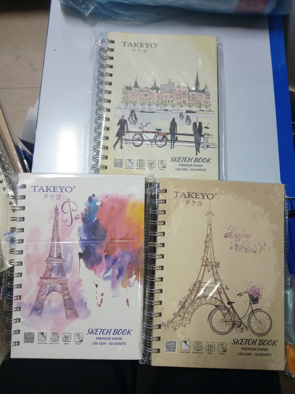 Sổ vẽ takeyo 160gsm a5/a4/a3