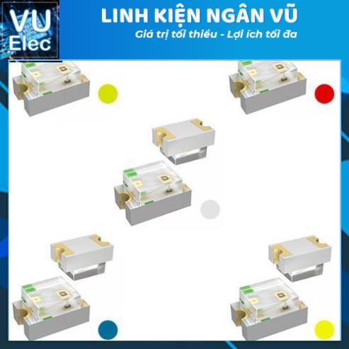 Led Dán 0603 Màu Đỏ, Xanh Lá, Xanh Dương (10 Con)