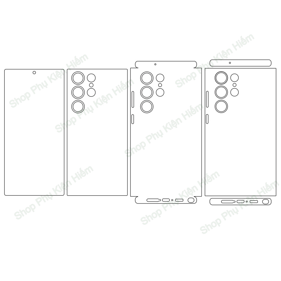 Dán PPF full viền Samsung S23 Ultra - Tặng dán camera
