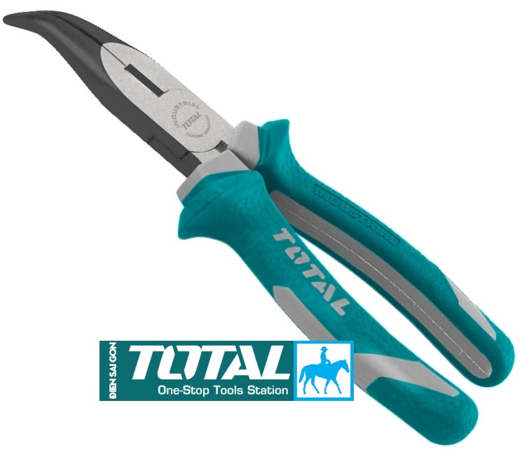 Kìm nhọn mũi cong 6inch 160mm Total THT24616