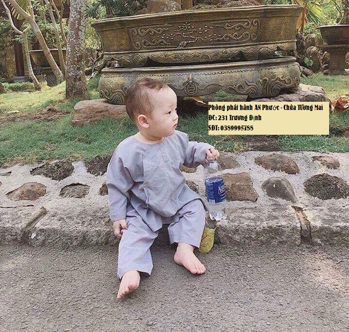 Bộ Phật tử  cho bé - Mẫu vạt hò
