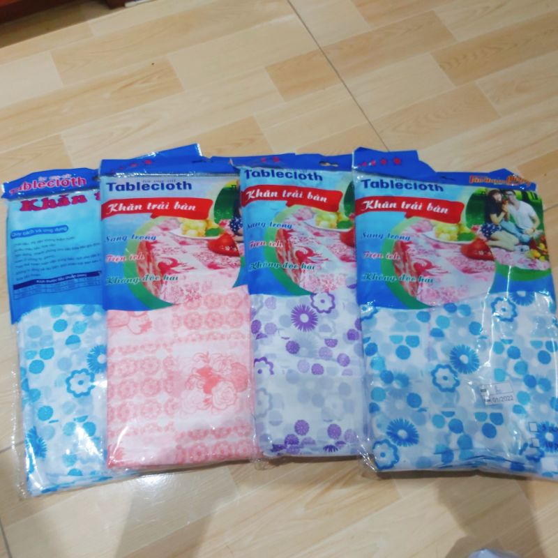 [FREESHIP] Khăn trải bàn ăn nilon dùng 1 lần - TÚI 10 KHĂN Ăn
