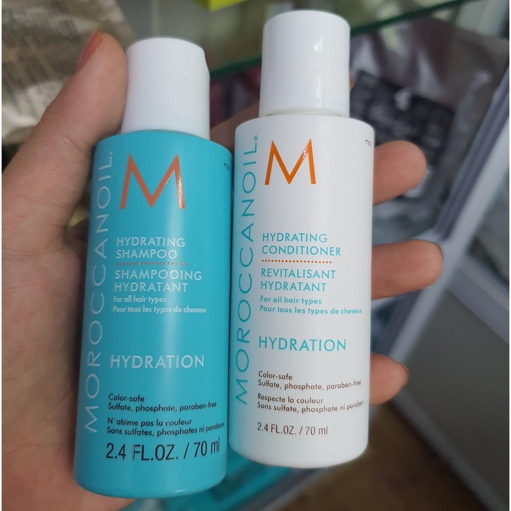[HCM]Dầu gội xả dưỡng ẩm Moroccanoil Hydration 70mlx2