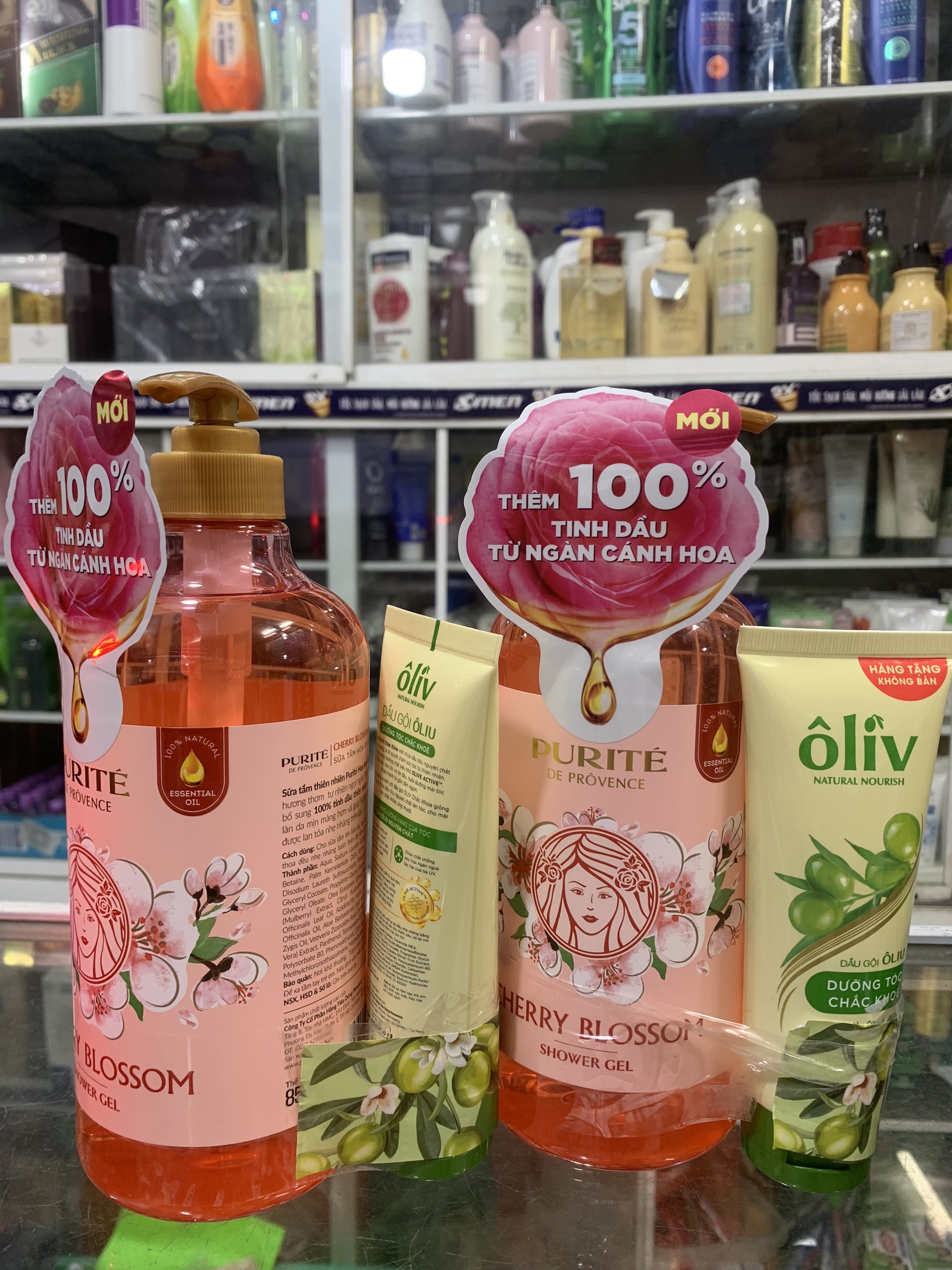 [HCM]Sữa Tắm Giữ Ẩm PURITE PROVENCE 850ml ( Hoa Anh Đào )