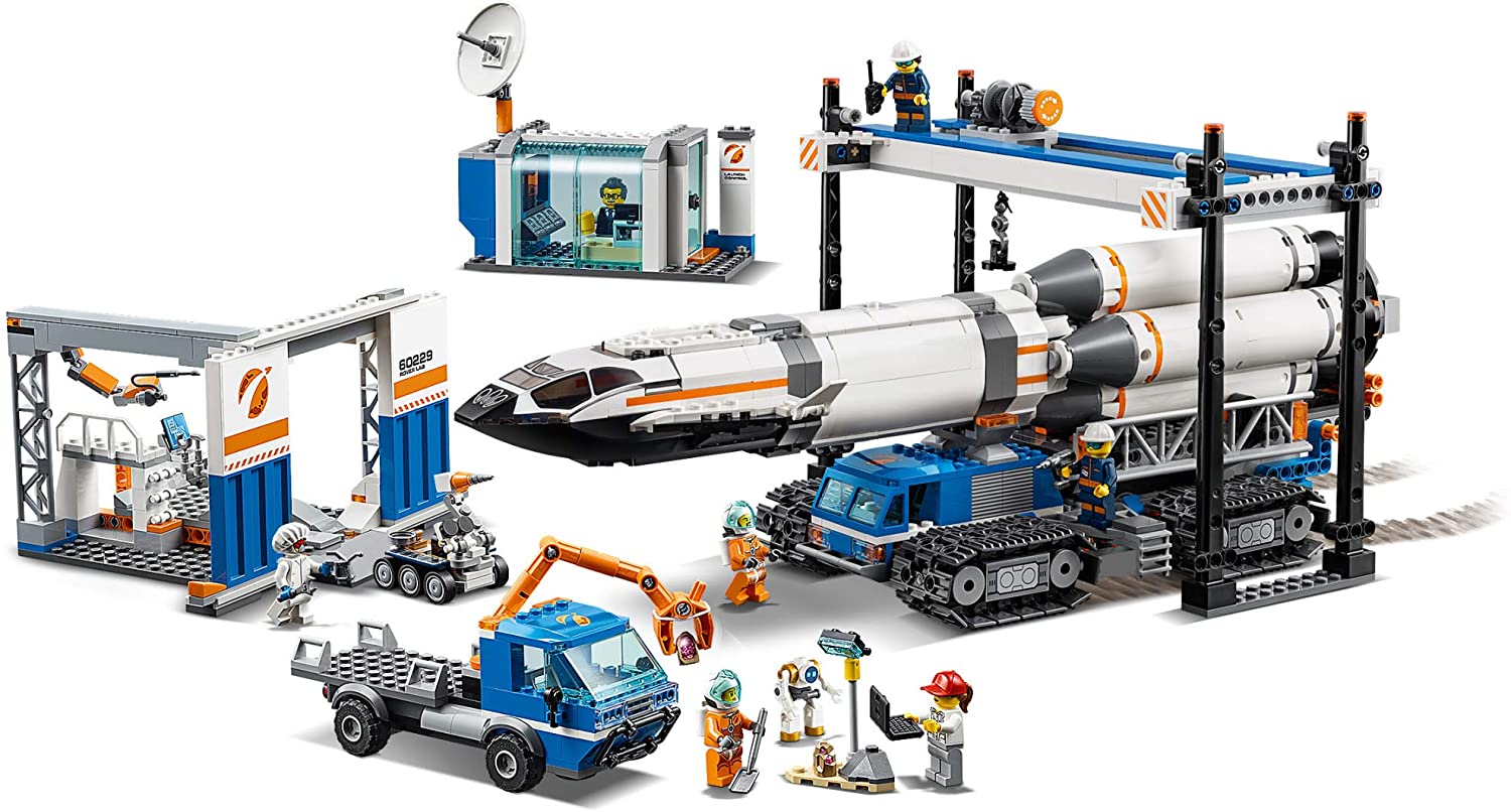 Bộ lắp ráp và vận chuyển thành phố LEGO 60229 (1055 miếng)