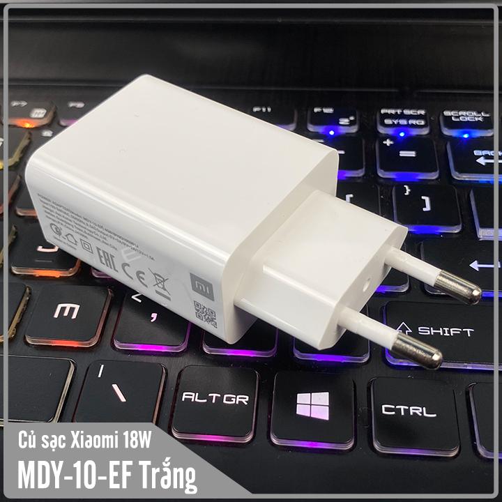 Củ sạc Xiaomi sạc nhanh Quick Charge 3.0 MDY-10-EF - Trắng