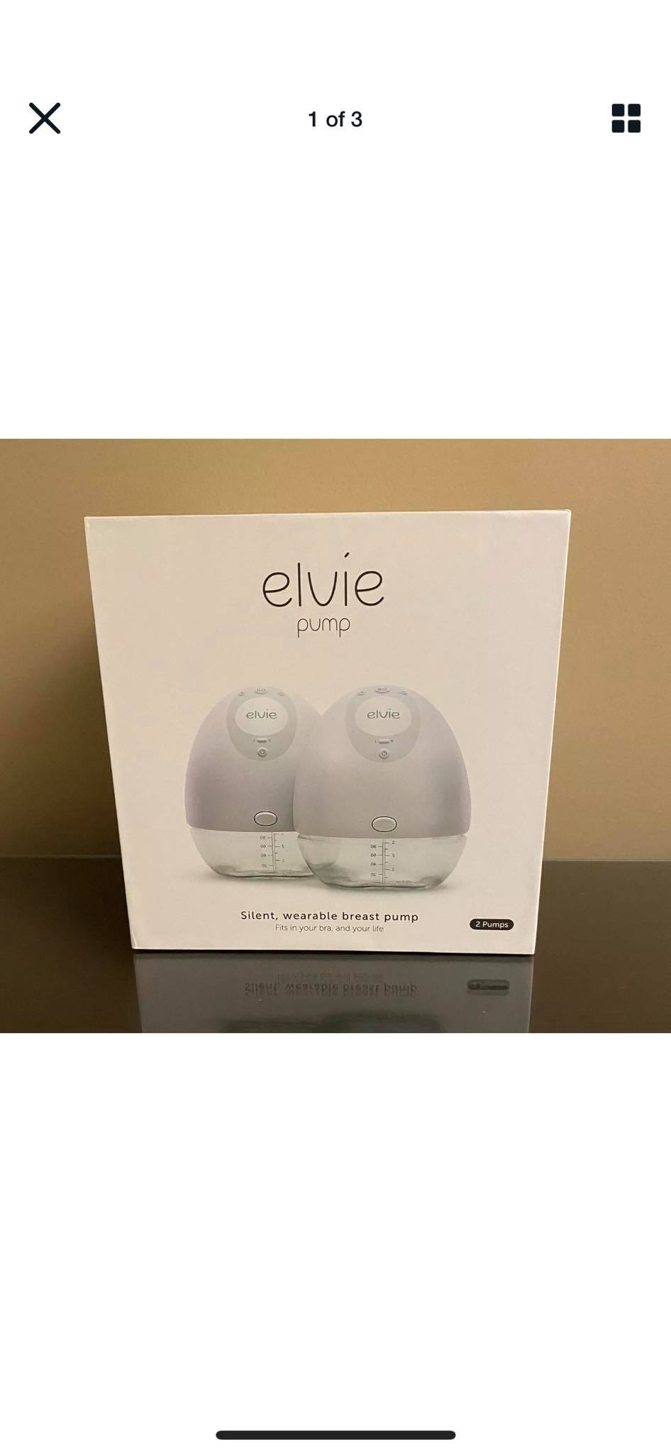 Máy hút sữa Elvie pump đôi nguyên tem
