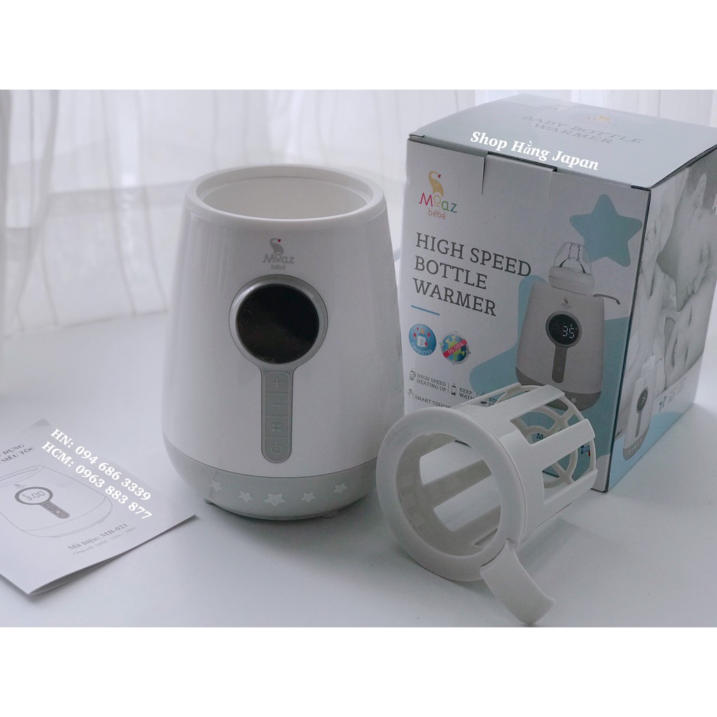 Máy hâm sữa siêu tốc MOAZ BÉBÉ MB021 - Chính Hãng