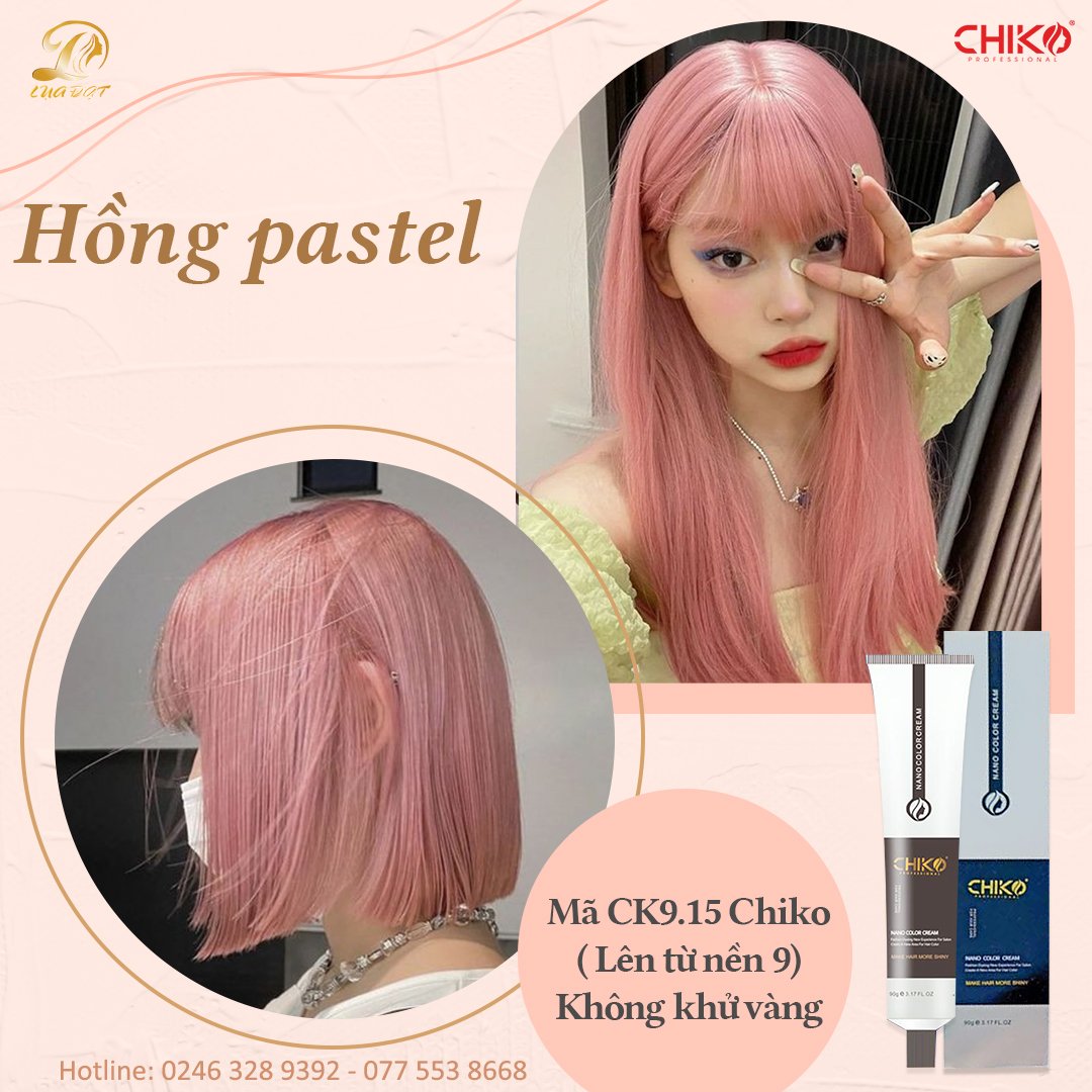(GIÁ SỈ) Thuốc nhuộm tóc CHIKO màu thời trang không cần tẩy tóc (KHÔNG KÈM OXI TRỢ NHUỘM)