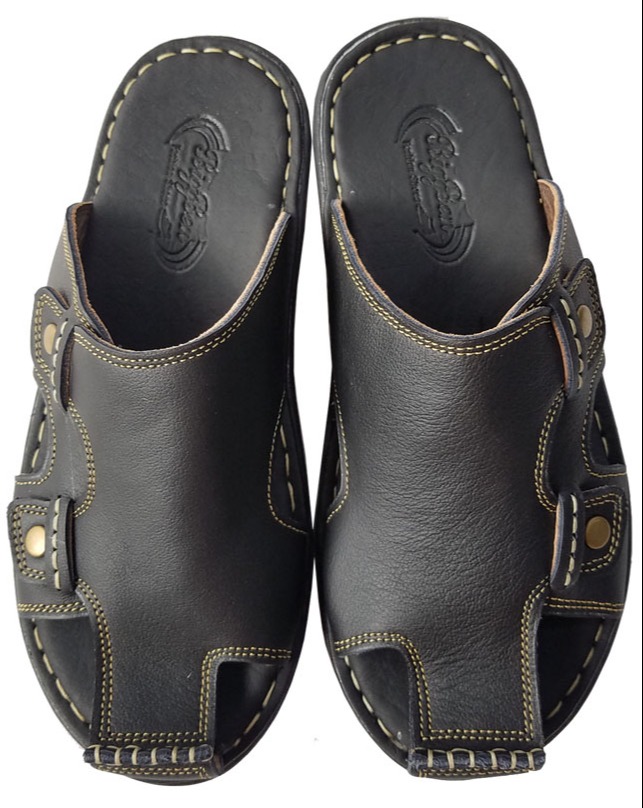 Dép nam bít mũi da bò BIGBEN cao cấp DN220