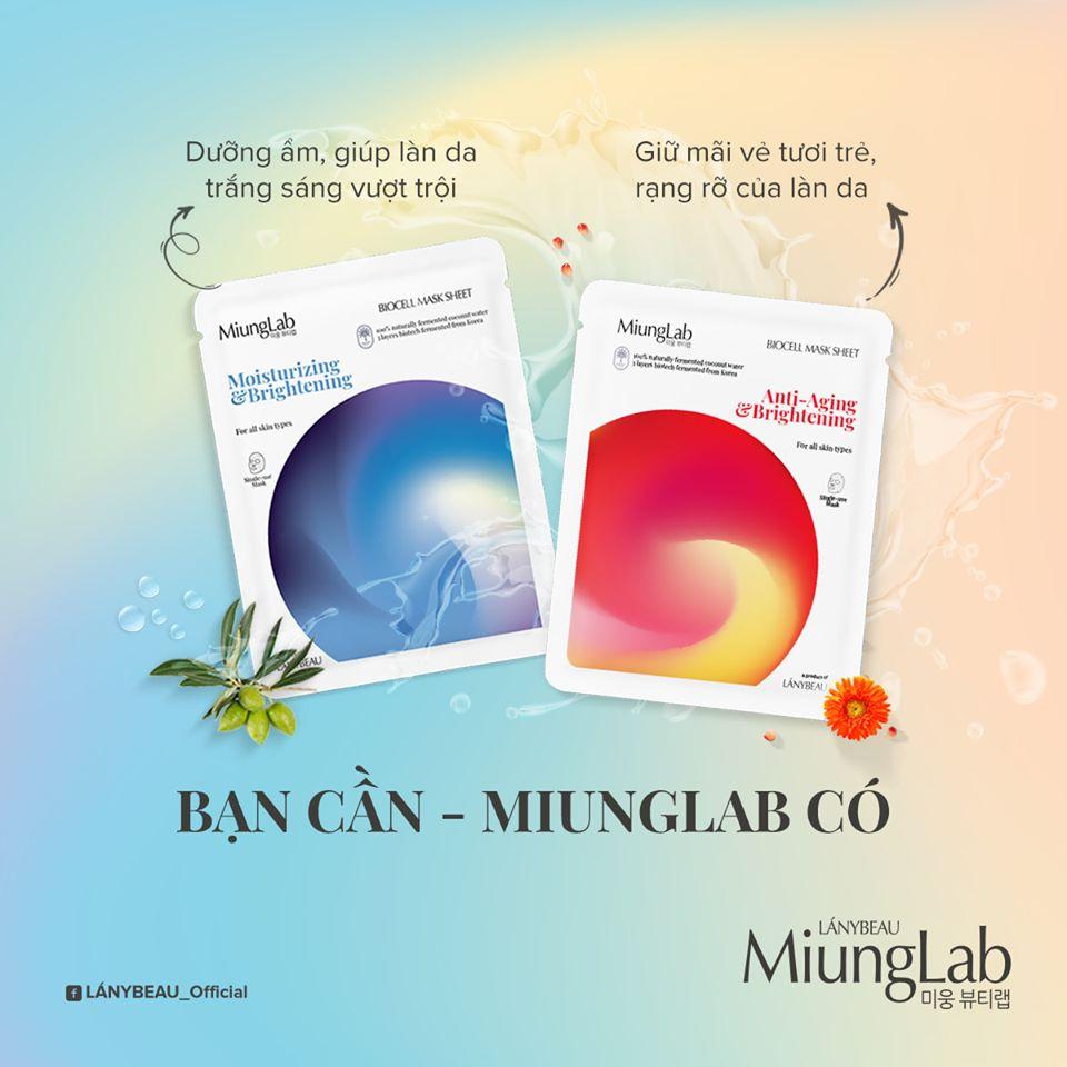 [HCM]MẶT NẠ DỪA MIUNG LAB COMBO 5 MIẾNG