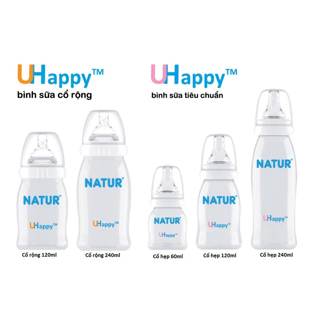 Bình sữa Natur U-Happy Thái Lan