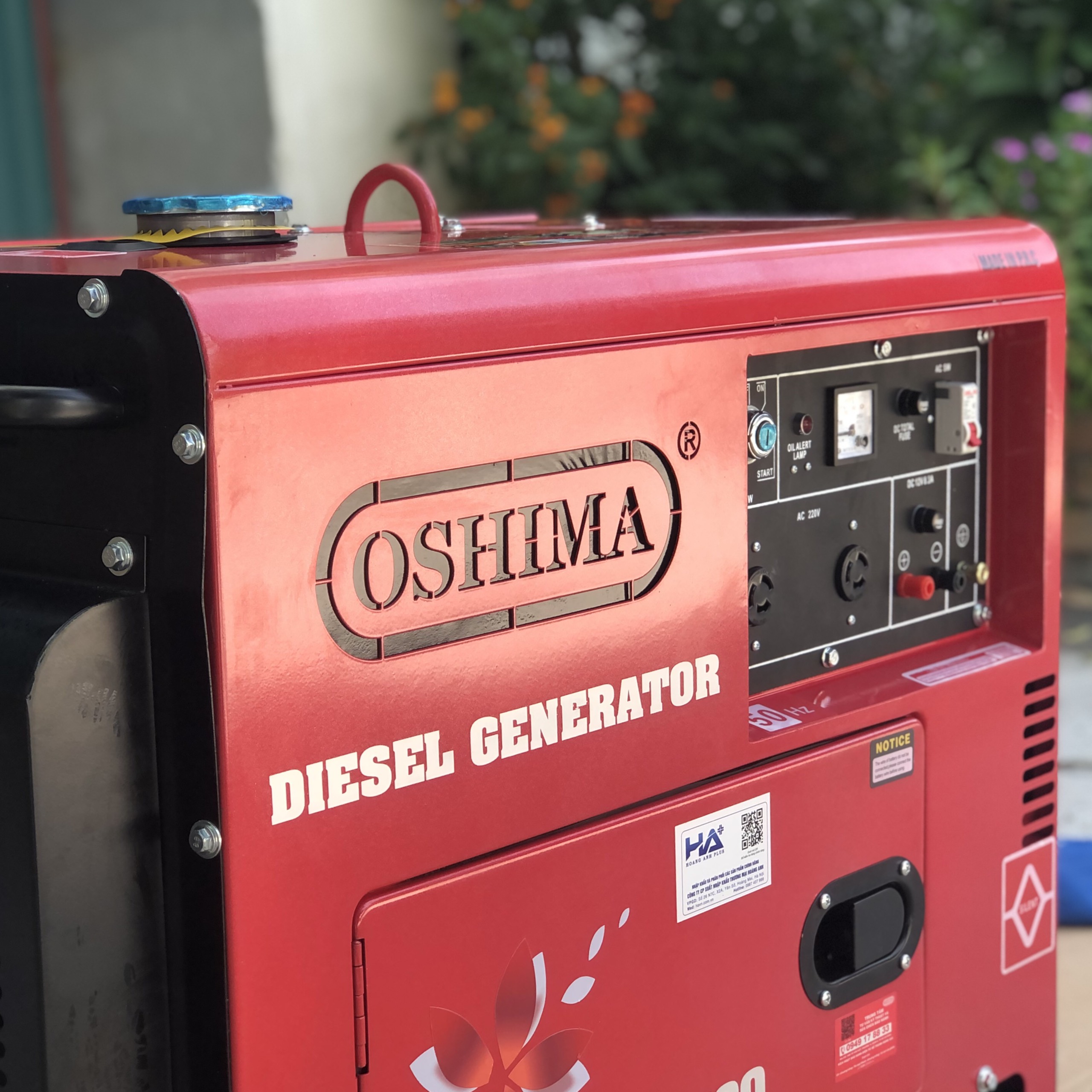 Máy Phát Điện Chạy Dầu 7kw Oshima OS-8500