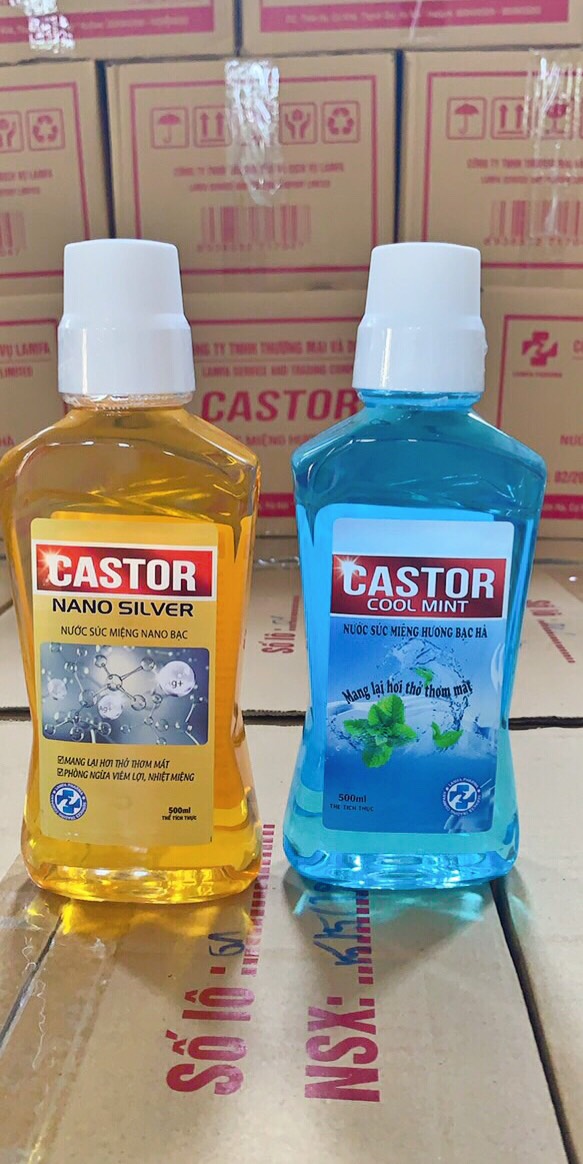 COMBO 3 NƯỚC SÚC MIỆNG KHÁNG KHUẨN NANO BẠC 500ML