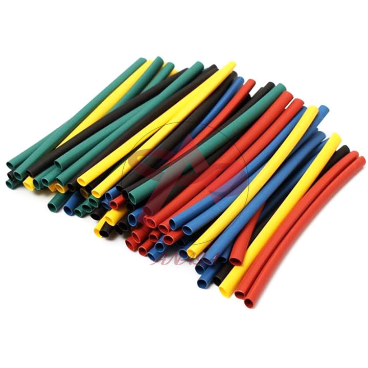 Bộ 5 Ống Gen Co Nhiệt, Cách Điện Phi 5, 6, 7, 8, 10 Mỗi Sợi Dài 1m (Màu Sắc Ngẫu Nhiên)