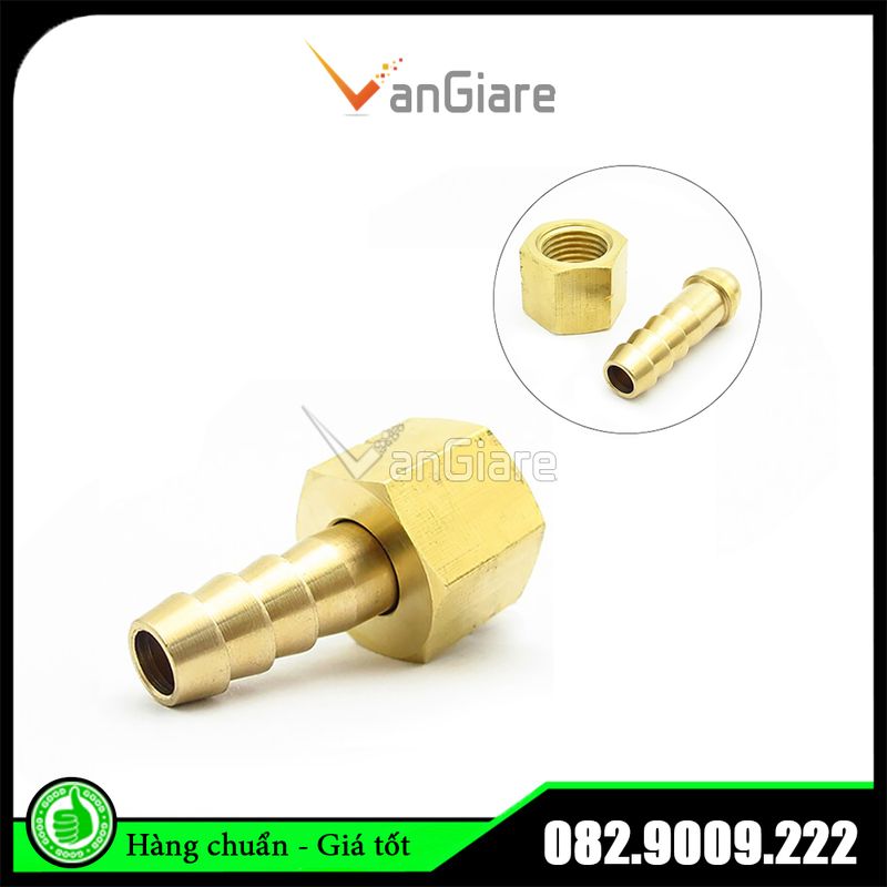 Đầu nối ren trong đuôi chuột sống bằng thau