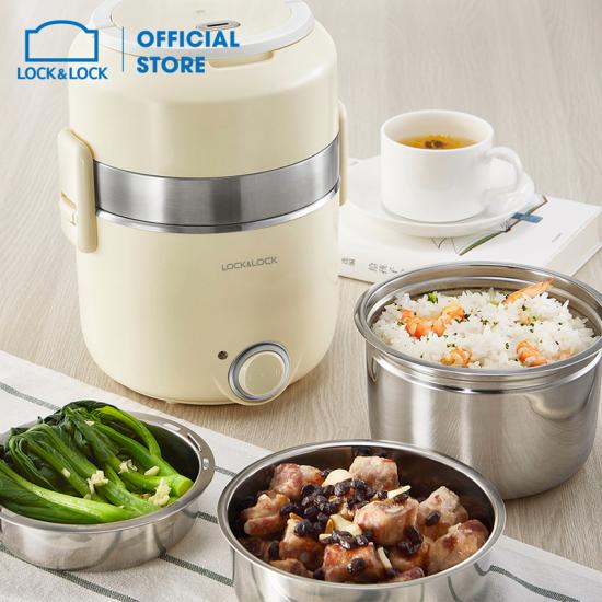 Hộp Cơm Điện Lock&Lock EJR226IVY (2 Lít) - Hàng chính hãng