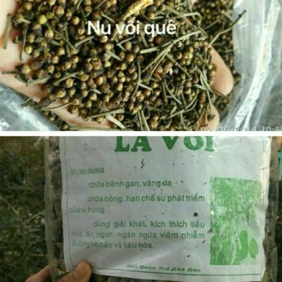 combo 500g lá vối và 500g nụ vối