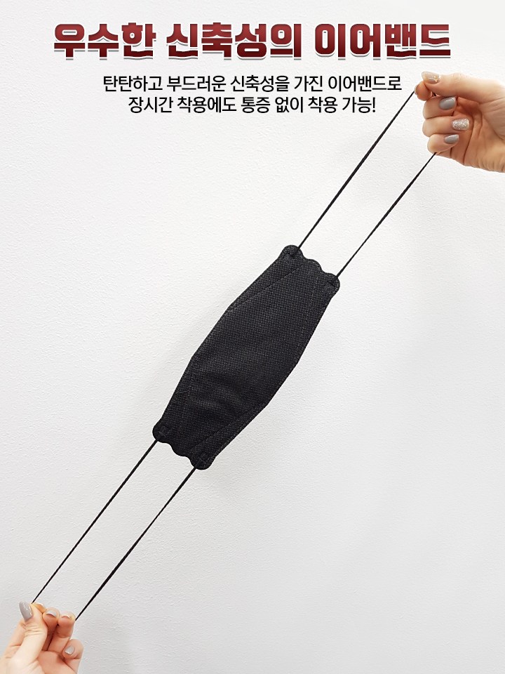 Khẩu trang KF94 Hàn Quốc màu đen (gói 1 chiếc)