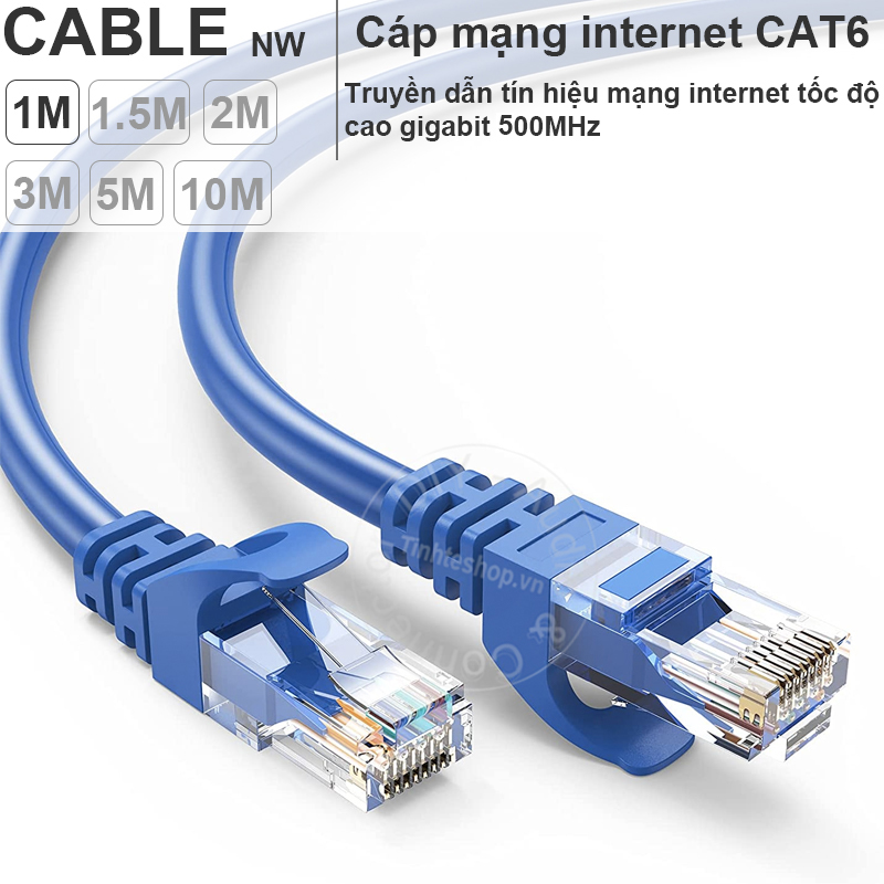 Cat6 ethernet cable gigabit 1M 1.5M 2M 3M 5M 10M King-Master