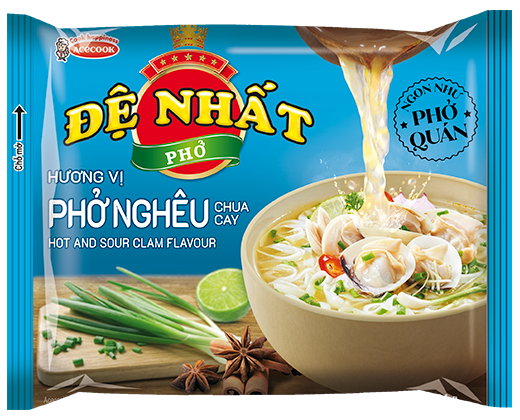 Combo 10 Gói Phở Ăn Liền Đệ Nhất Gói Lớn 68g