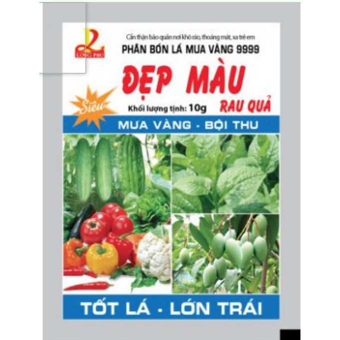 Phân bón lá đẹp màu tốt lá - lớn trái công ty long phú