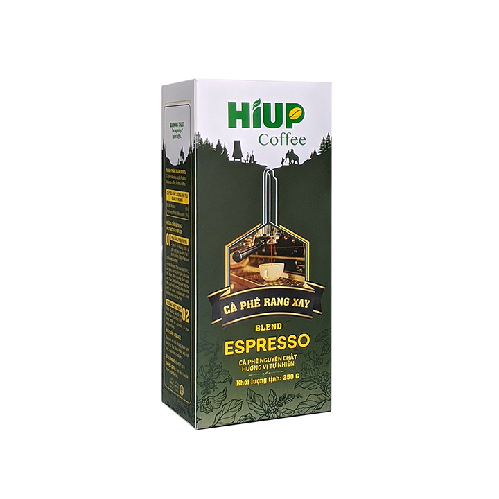 Cà Phê Hạt Rang Xay Espresso (250g) - HIUP Coffee