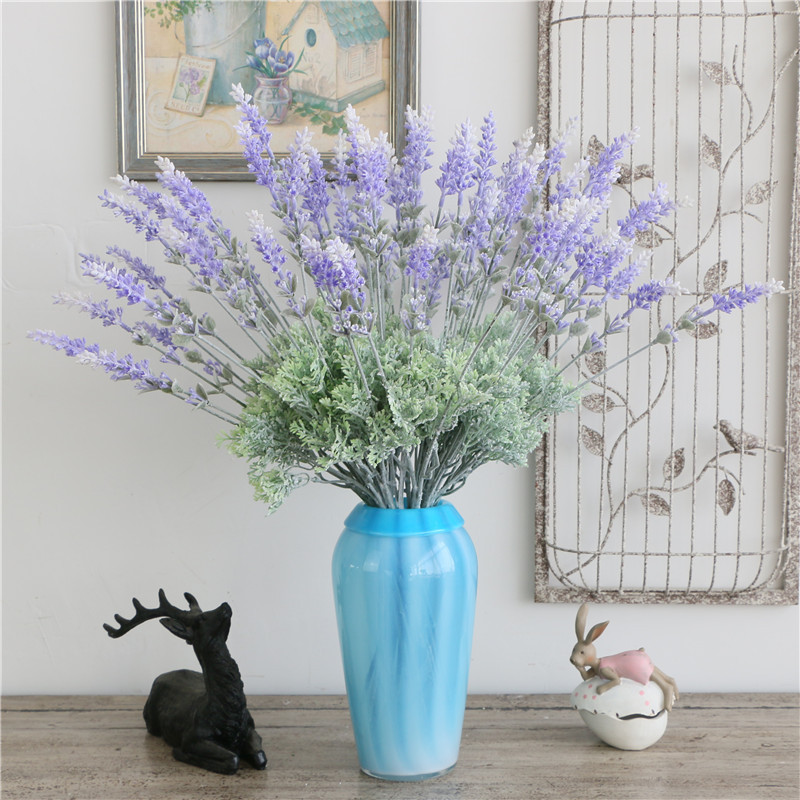 Cành hoa lavender 3 nhánh- Hoa giả