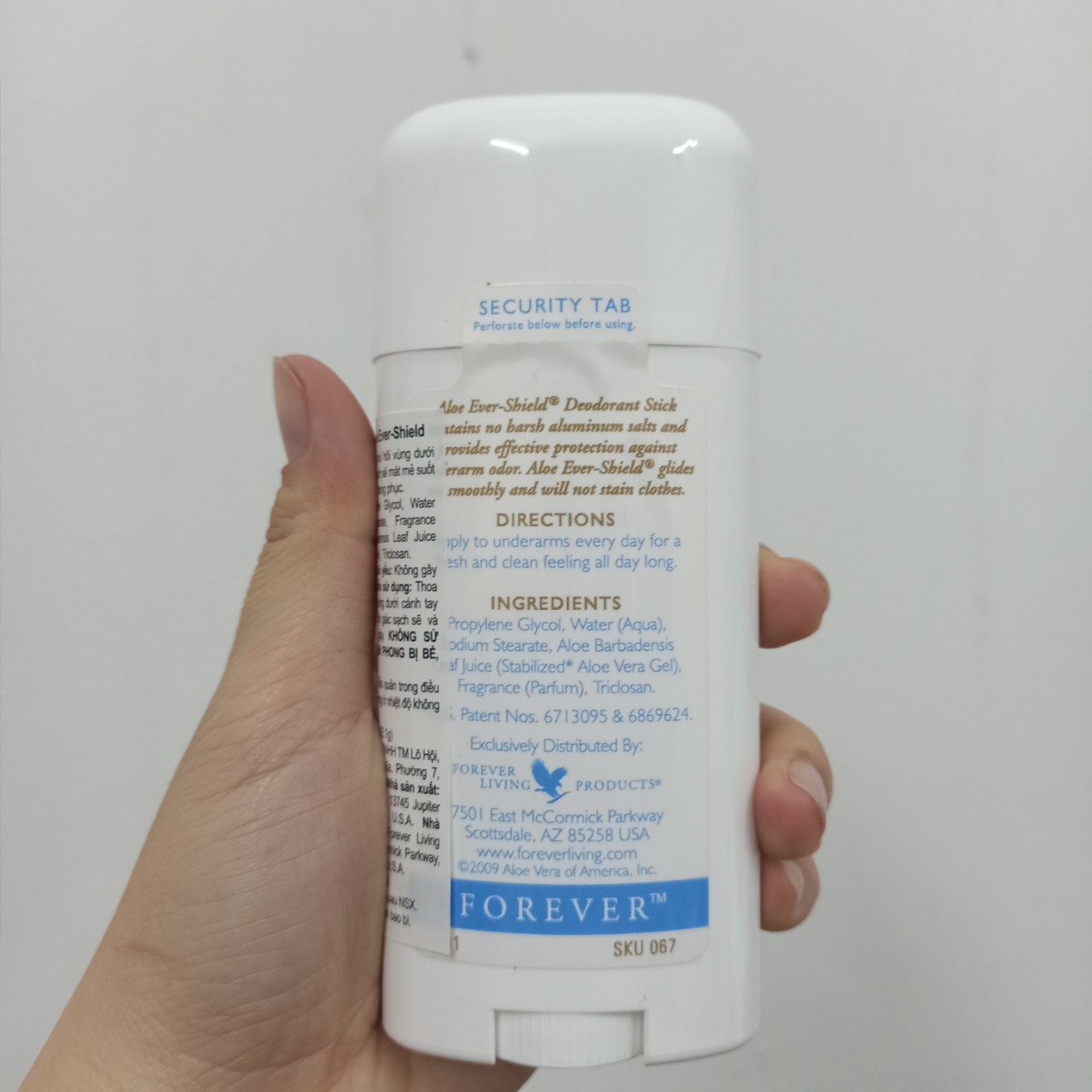 [HCM]Lăn khử mùi Aloe Ever-Shield