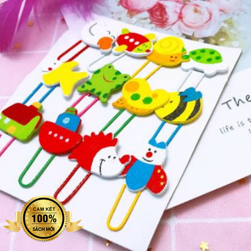bookmark kim loại dễ thương bộ 3 cái